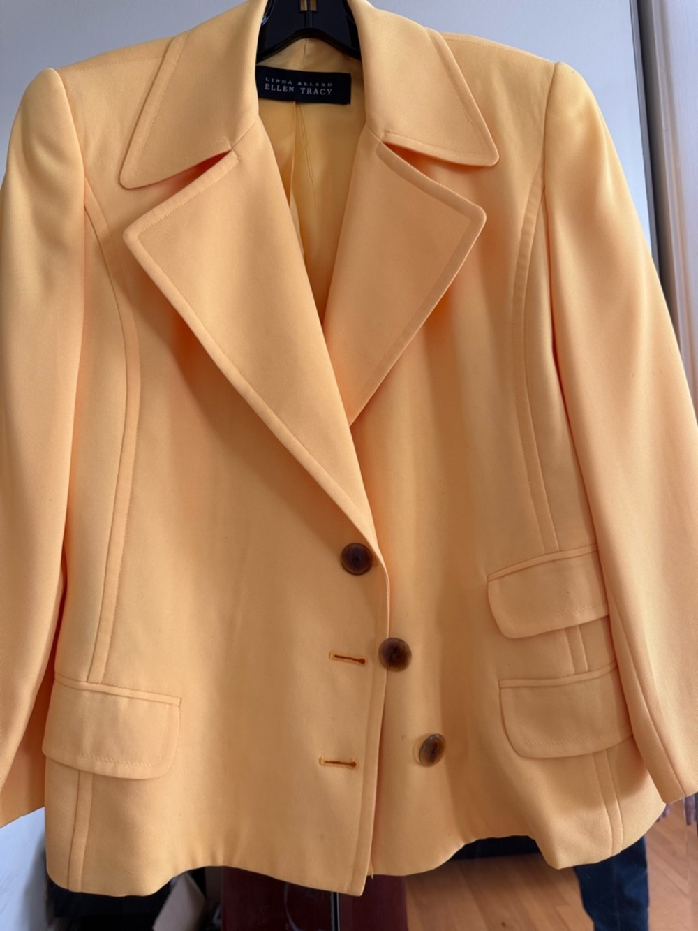 Ellen Tracy Peach Blazer Jacket
